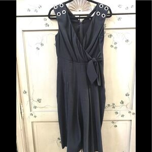 Rachel Roy black cropped jumpsuit